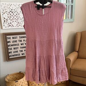 Knox Rose Mauve Textured Dress